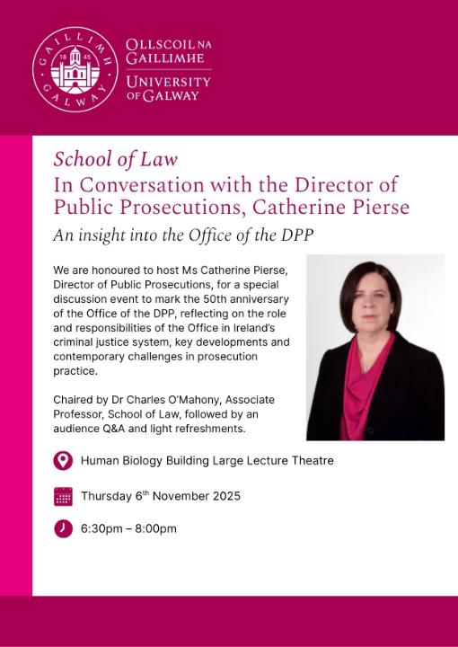 The Director of Public Prosecutions, Catherine Pierse, was appointed on 8 November 2021.   Catherine Pierse has over 20 years’ experience as a practicing solicitor in a range of criminal law and regulatory roles.  She joined the Office of the Director of Public Prosecutions as the Head of the Prosecution Support Services Division in 2018.   Catherine previously held the roles of Head of Legal and